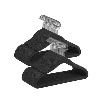 50 Kinderkledinghangers - Fluwelen Hangers - ABS Plastic - Lichtgewicht - Ruimtebesparend