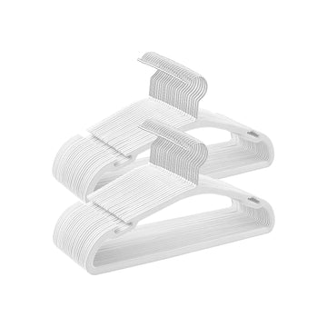 50-delige fluwelen kledinghangers - ruimtebesparend - antislip - 43 cm