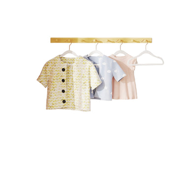 50-delige kinderkledinghangers set - fluwelen antisliphangers - ruimtebesparend - 30x0,5x20,5 cm