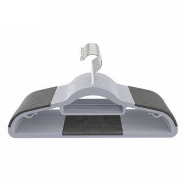 Kunststof kleerhangers 30-delige set, antislip, ruimtebesparend | Grijs