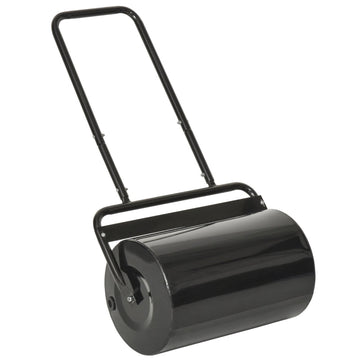 Gazonwals - Tuinroller voor gazon | Kleur: Zwart | Afmetingen: 32,5x57x107 cm