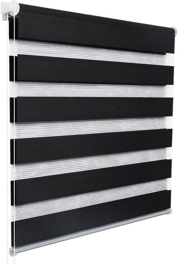 Duo rolgordijn | Antraciet | 45x150 cm