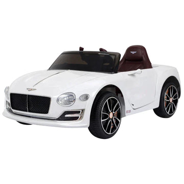 Bentley GT elektrische kinderauto met afstandsbediening | Kleur: Wit | Afmetingen: 60x108x43 cm
