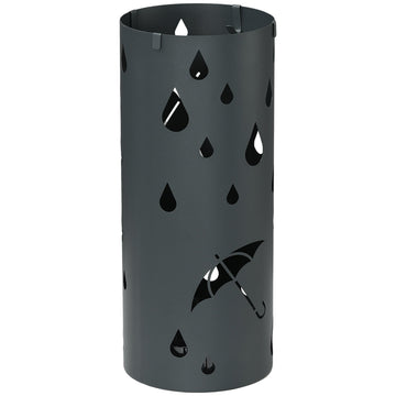 Paraplubak - Grijze parapluhouder | Kleur: Grijs | Afmetingen: 17x17x41 cm