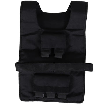 Gewichtsvest 30 kg, verstelbaar trainingsvest | Kleur: Zwart