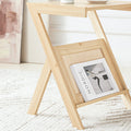 Moderne Bijzettafel - Nachtkastje - Banktafel - Multifunctioneel met Tijdschriftenrek - Schimmel- en Schimmelbestendig - Bamboe en MDF Constructie - 45cm x 56cm x 36cm