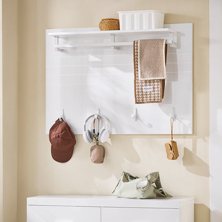 Wandgarderobe Closet Organizer - Kapstokken - MDF Hanger - Ruimtebesparend - 100x70x20cm