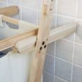 Badkamer Opbergplank - Houten Rek - Organiserende Planken - Dennenhout - Milieuvriendelijk - 42cm x 152cm x 35cm