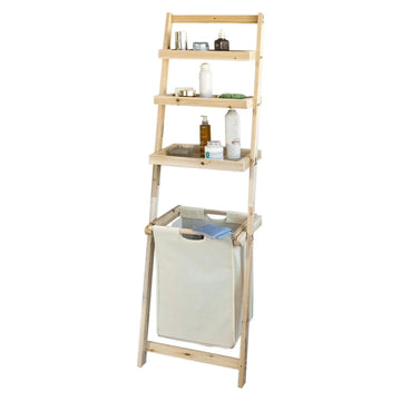 Badkamer Opbergplank - Houten Rek - Organiserende Planken - Dennenhout - Milieuvriendelijk - 42cm x 152cm x 35cm