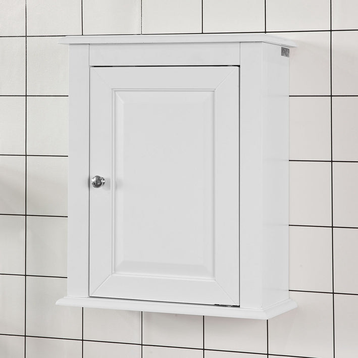 Wandkast - Badkameropslag - Medicijnkastje - Veelzijdige planken - Duurzaam MDF - Ruimtebesparend ontwerp - 40 cm x 49 cm x 18 cm