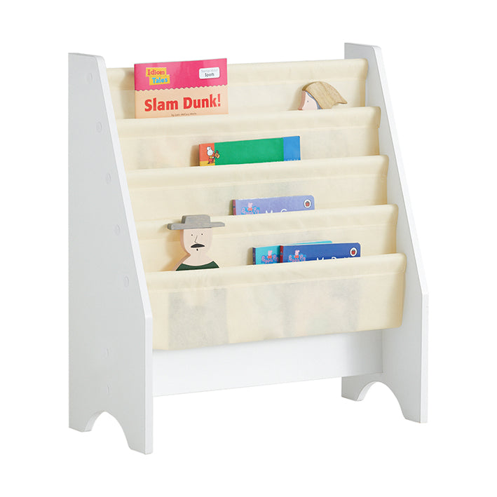 Kinderboekenplank - Hangplank - Tijdschriftenrek - Milieuvriendelijke spaanplaat - Veelzijdige opslag - Perfect voor peuters - 62 cm x 71 cm x 29 cm