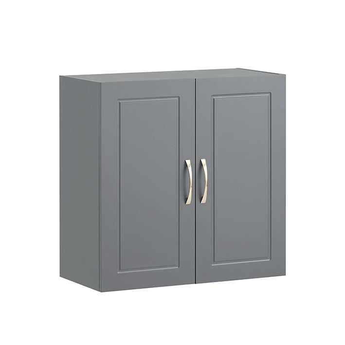Wandkast - Badkamerkast - Medicijnkastje - Veelzijdige opbergruimte - Verstelbare planken - Robuuste MDF-constructie - 60cm x 60cm x 30cm