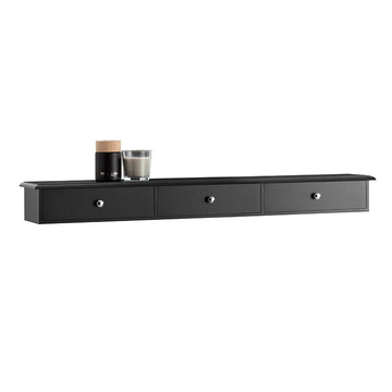 Wandplank - Zwevende Plank - Opbergrek - MDF Materiaal - Modern Design - 93cm x 10cm x 15cm