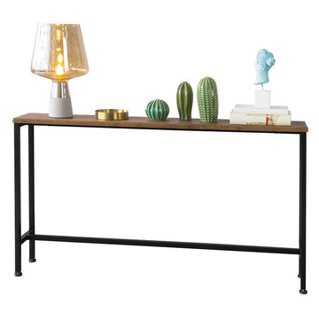 Vintage consoletafel - Haltafel - Dressoir - MDF en metaal - Stevig, ruimtebesparend, niet-wiebelend ontwerp - 120 cm x 65 cm x 20 cm