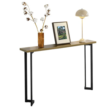 Consoletafel Hal - Tafelzijde - Tafeleinde - Tafel Woonkamer - Tafel Banktafel - B120 x D20 x H75cm