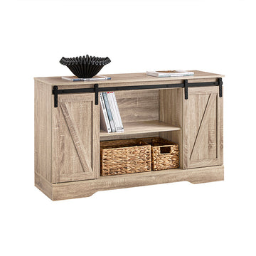 multifunctionele opbergkast - Veelzijdige kast - Schuifdeuren - Aanpasbare planken - 120x70x39cm - Ideaal voor keuken, woonkamer of studeerkamer