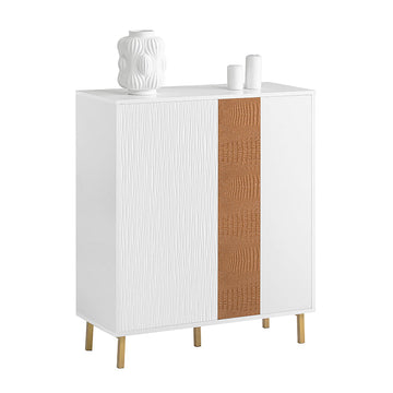 Moderne keukenkast Dressoir - Halkast - Dressoir - Verstelbare planken - Stevige metalen poten - Eenvoudige montage - 80 cm x 95 cm x 34 cm