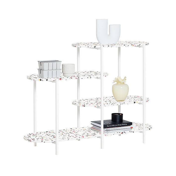 consoletafel - entreetafel - gangtafel - open opbergruimte - 120 cm x 86 cm x 40 cm - MDF (E1) - metalen frame