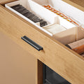 Retro Keukenkast - Moderne Opbergkasten - Ophangplanken - Optimale opbergruimte - 60x170x40cm