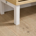 Schoenenopbergkast - Schoenenrek - Halorganisator - Stabiliteit en ruimte - MDF/metaal - 100 cm x 90 cm x 19 cm
