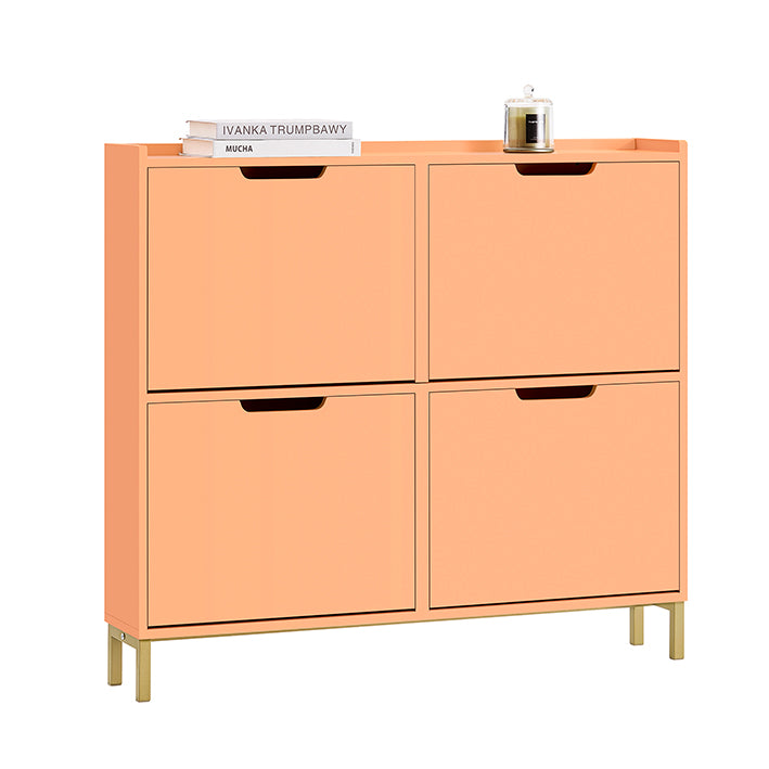 Schoenenkast - Schoenenorganizer - Opbergeenheid - Compact ontwerp - Stalen frame - 100x90x19cm voor stabiliteit en gemak