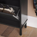 schoenenrek - opbergorganisator - schoenenkast - MDF en metaalmateriaal - 100 cm x 90 cm x 19 cm