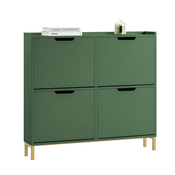 Schoenenopbergkast - Schoenenorganizer - Schoenenrek - Ruimtebesparend ontwerp - 100x90x19cm