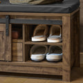 Schoenenopbergbank - Halorganisator - Schoenenkast - Verstelbare planken - Comfortabel kussen - Veelzijdig gebruik - 101 cm x 46 cm x 45 cm