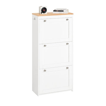 moderne schoenenkast - schoenenorganizer - schoenenopslag - ruimtebesparend ontwerp - aan de muur monteerbaar - stevige constructie - 59 cm x 116 cm x 26 cm