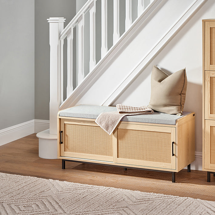 Schoenenkast - Schoenenrek - Schoenenorganizer - PVC Rotan - Industriële Look - 110cm x 49cm x 40cm
