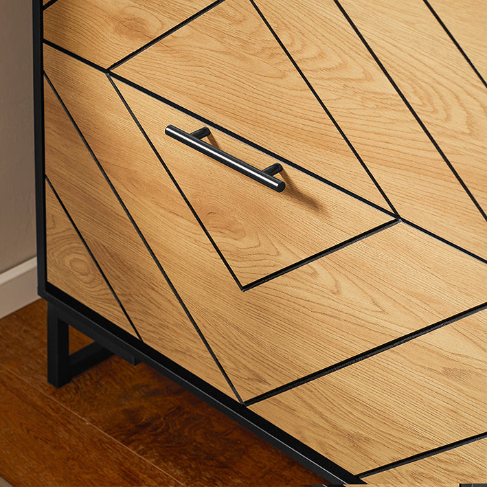 Schoenenkast - Schoenenorganizer - Schoenenopslag - Verstelbare compartimenten - 62x125x24cm MDF en metalen poten