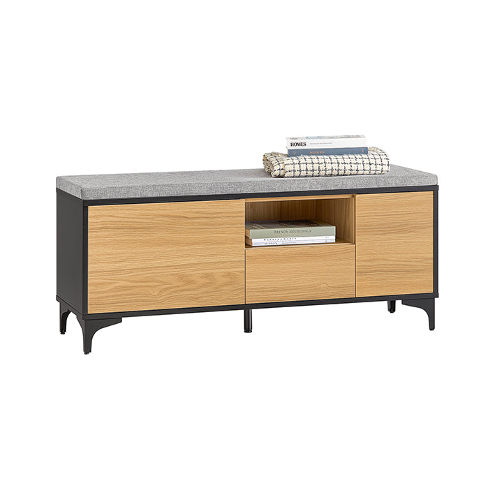 Schoenenbank - Schoenenopslag - Schoenenorganizer - Verstelbare planken - 110x44x35cm - Geschikt voor 6-9 paar - Krasbestendige voeten