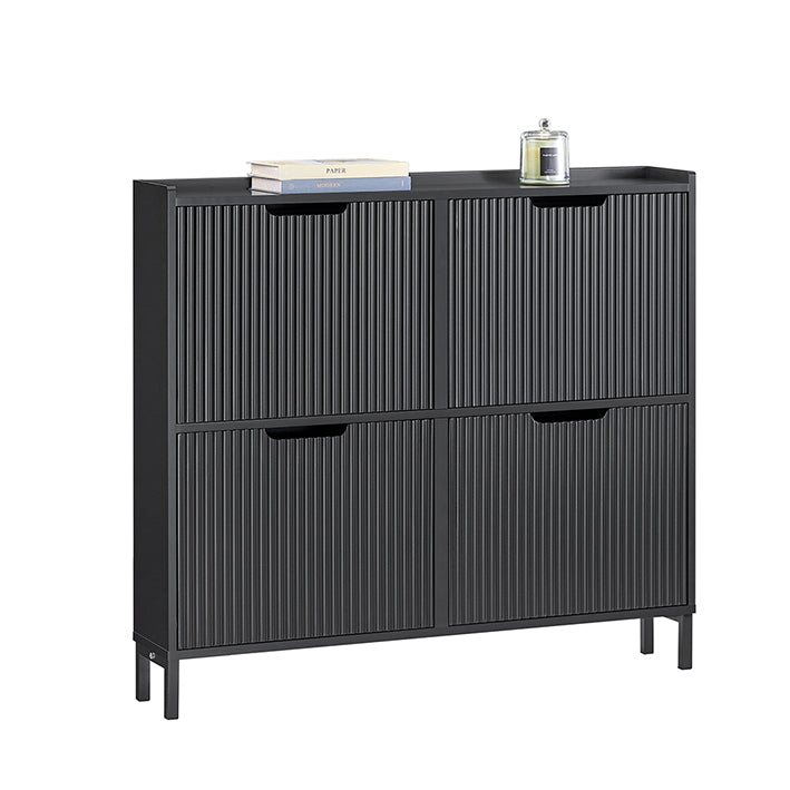 Shoe Tipper Storage Cabinet - Schoenenorganizer - Schoenenrek - Extra stabiliteit - 100x91x19cm