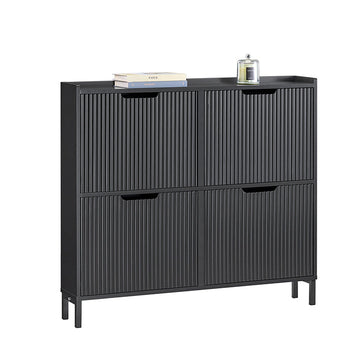 Shoe Tipper Storage Cabinet - Schoenenorganizer - Schoenenrek - Extra stabiliteit - 100x91x19cm