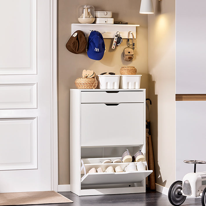 Schoenenkast - Schoenenorganizer - Opbergeenheid - Elegante opbergruimte - 60x90x30cm - Ideaal voor kleine ruimtes