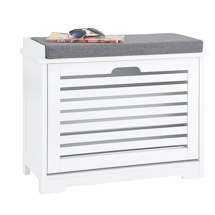 Schoenenkast - Schoenenorganizer - Ingangsopslag - Comfort Zitkussen - MDF (E1) - 60x49x29cm