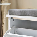 Schoenenkast - Schoenenorganizer - Ingangsopslag - Comfort Zitkussen - MDF (E1) - 60x49x29cm