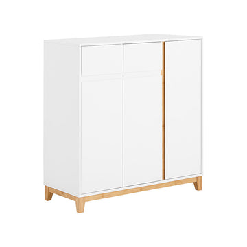 moderne schoenenkast - opbergeenheid - ruimtebesparend - compact en verstelbaar - 80 cm x 85 cm x 34 cm
