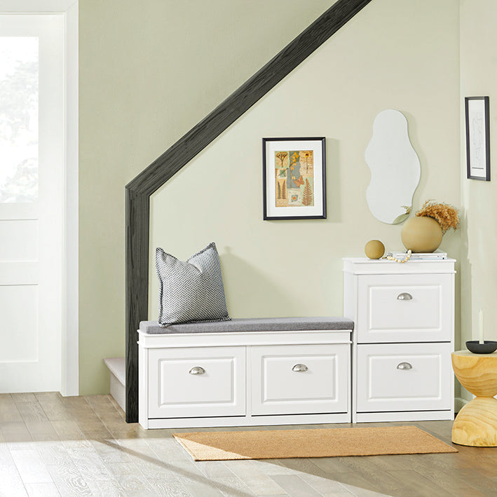 Schoenenkast met 2 kleppen - Schoenenkantelaar - Schoenenkast - FSC-gecertificeerd - Aan de muur te bevestigen - 100% recyclebare verpakking - 54 cm x 83 cm x 24 cm