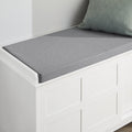 Schoenenbank met opbergruimte - Zittende ladekast - Ingangsbank - Grote capaciteit - Veelzijdig gebruik - Comfortabel kussen - 114 cm x 53 cm x 40 cm