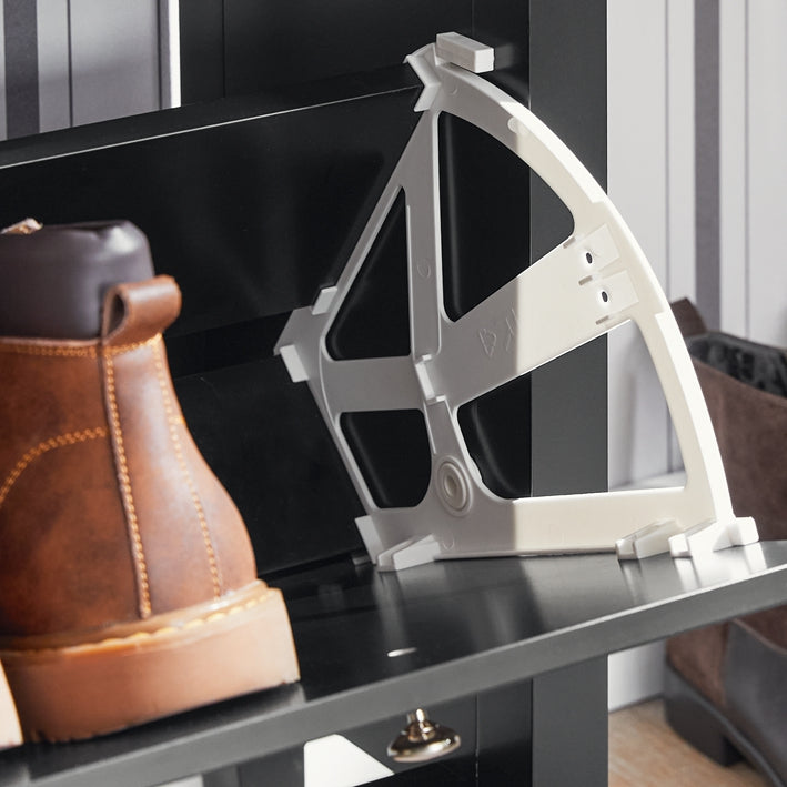 Schoenenkast - Opbergruimte in de hal - Schoenenorganizer - MDF - Ruime lade - 80cm x 108cm x 25cm - Voorverkoop tot 16/10/2024