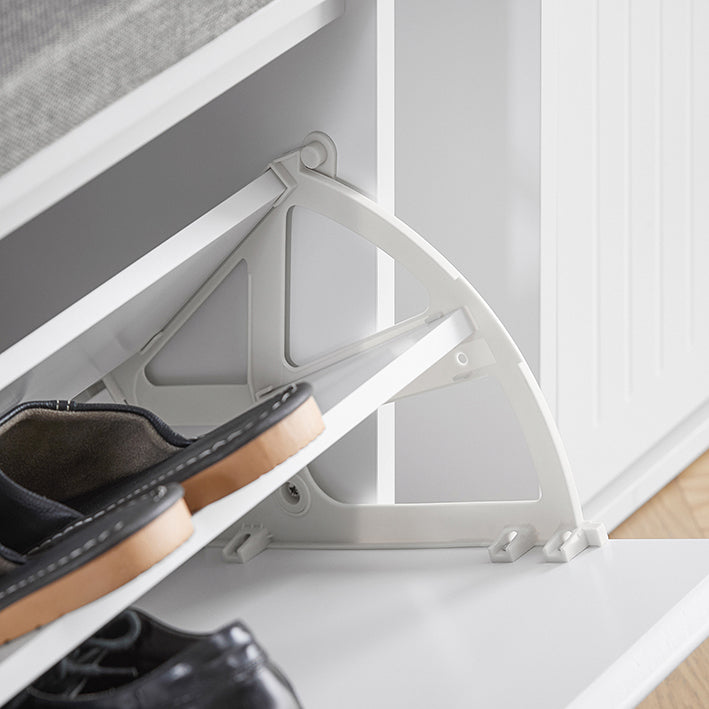 Schoenenopbergbank - Schoenenkast - Schoenenorganizer - Comfortabel kussen - MDF, 100x46x26cm