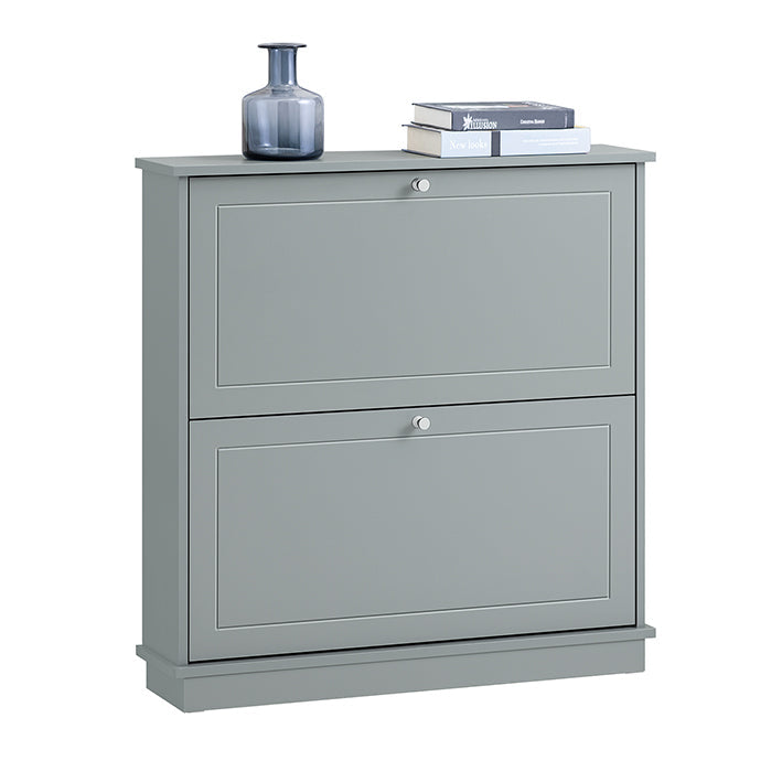 Schoenenopbergkast - Schoenenorganizer - Schoenenrek voor in de hal - Stevig aan de muur te monteren - 76x79x18cm