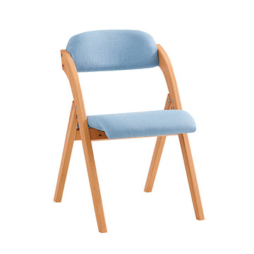 Klapstoel - Keukenstoel - Bureaustoel - Afneembare wasbare hoes - Berkenhouten frame - 47cm x 77cm x 60cm