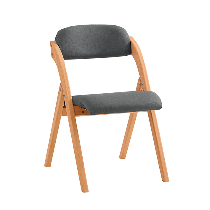Klapstoel - Keukenstoel - Bureaustoel - Donkergrijs - Gewatteerd comfort - Ruimtebesparend ontwerp - Afneembare wasbare hoes - 47 cm x 77 cm x 60 cm