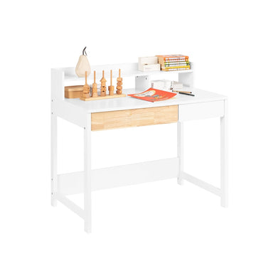 Compact Bureautafel - Bureau - Studiebureau - Ruimtebesparend ontwerp - 100x95x59cm - Ideaal voor kleine kamers - MDF-materiaal