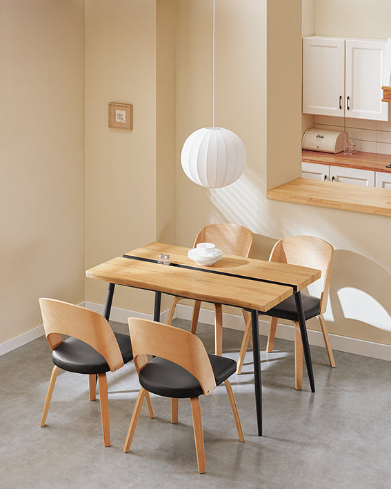 Multifunktionsbord - Matbord - Soffbord - Slitstark MDF och metall - 120 cm x 75 cm x 78 cm - Snygg och stabil design