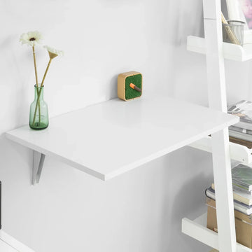 Opklapbare Wandtafel - Ruimtebesparende Tafel - Compact Bureau - 60x40cm MDF - Eenvoudige Wandmontage - Veelzijdig Design