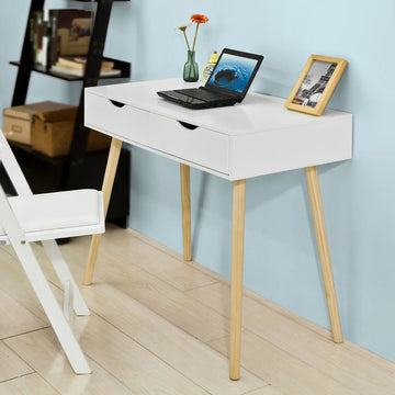 Thuiskantoor Tafel Bureau Computerbureau Computerwerkstation 2 Laden