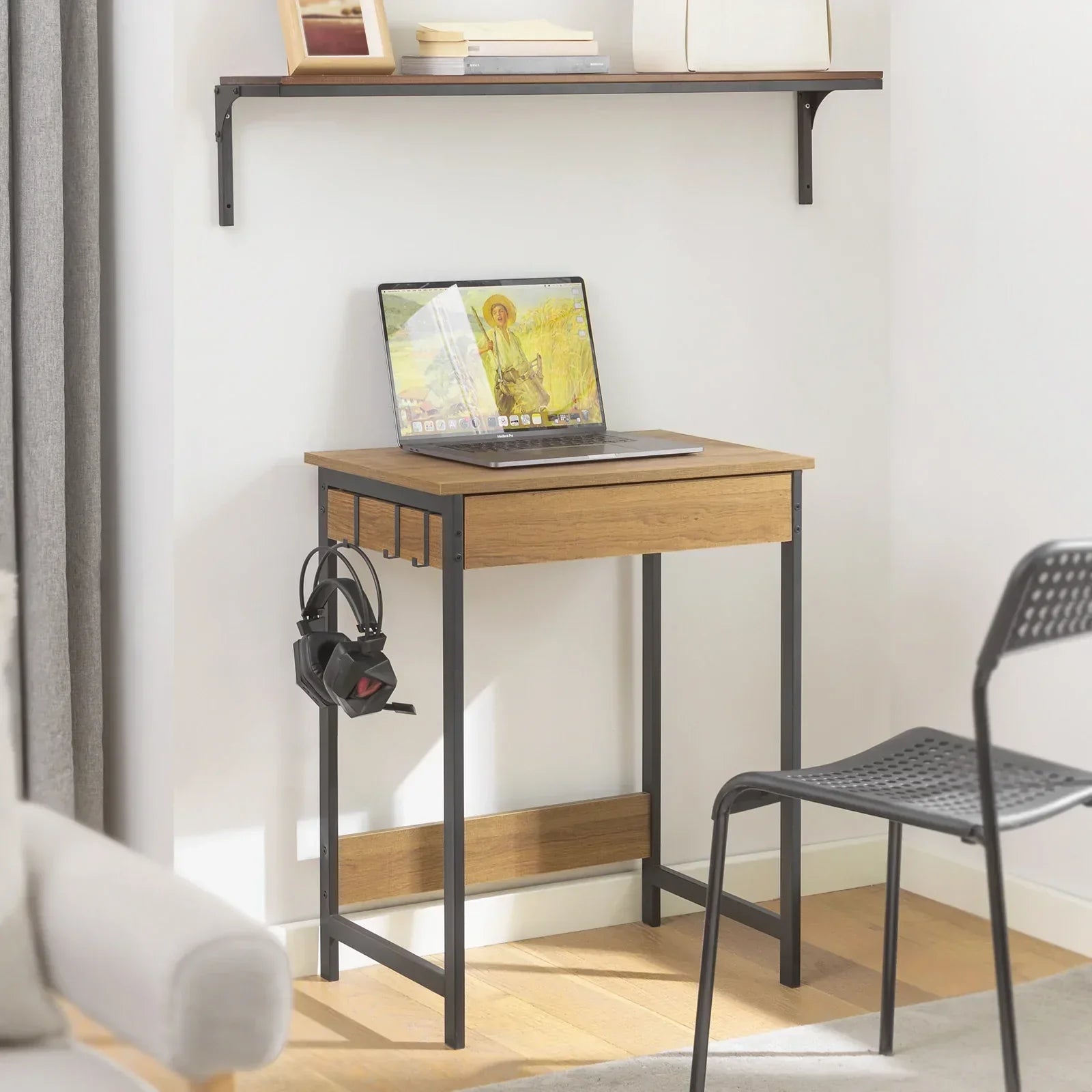 Computerbureau Werkstation Schrijfbureau Kinderen Tieners Bureau- B60 x D40 x H77cm